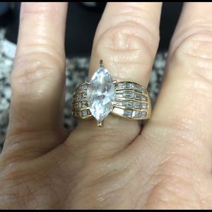 Gorgeous 14K CZ ring